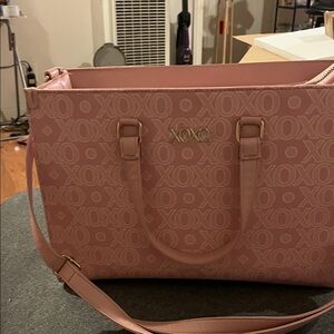XOXO Light Pink Logo Shoulder Bag